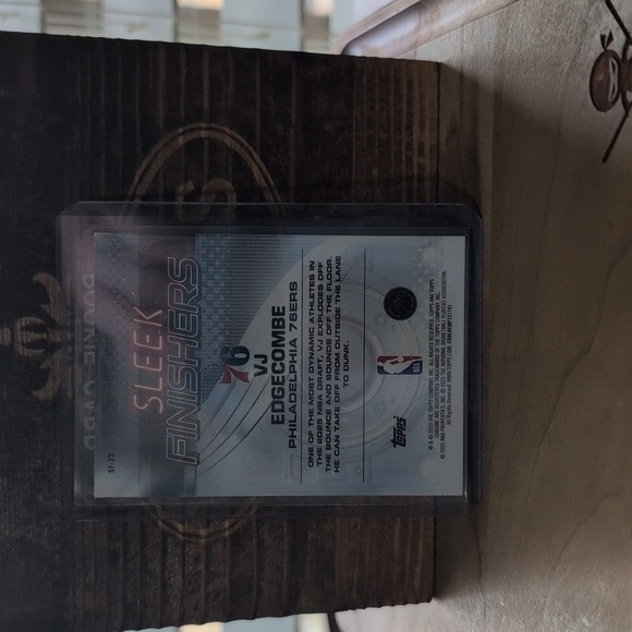 2025-26 Topps Chrome VJ Edgecombe Sleek Finishers Rookie Card 76ers ๐ฅ๐ฅ๐ฅ - Picture 2 of 2